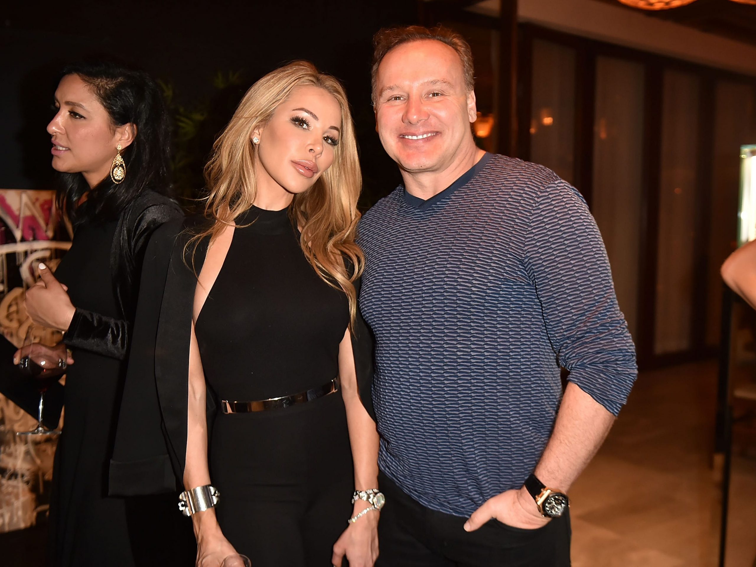 Dr Leonard Hochstein and Lisa Hochstein at an event