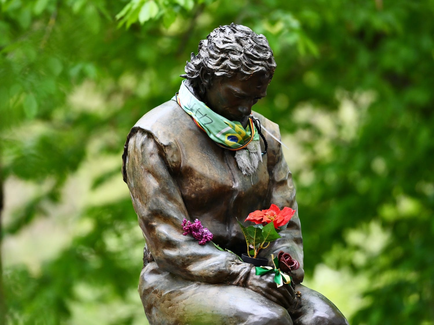 The Ayrton Senna memorial at Imola