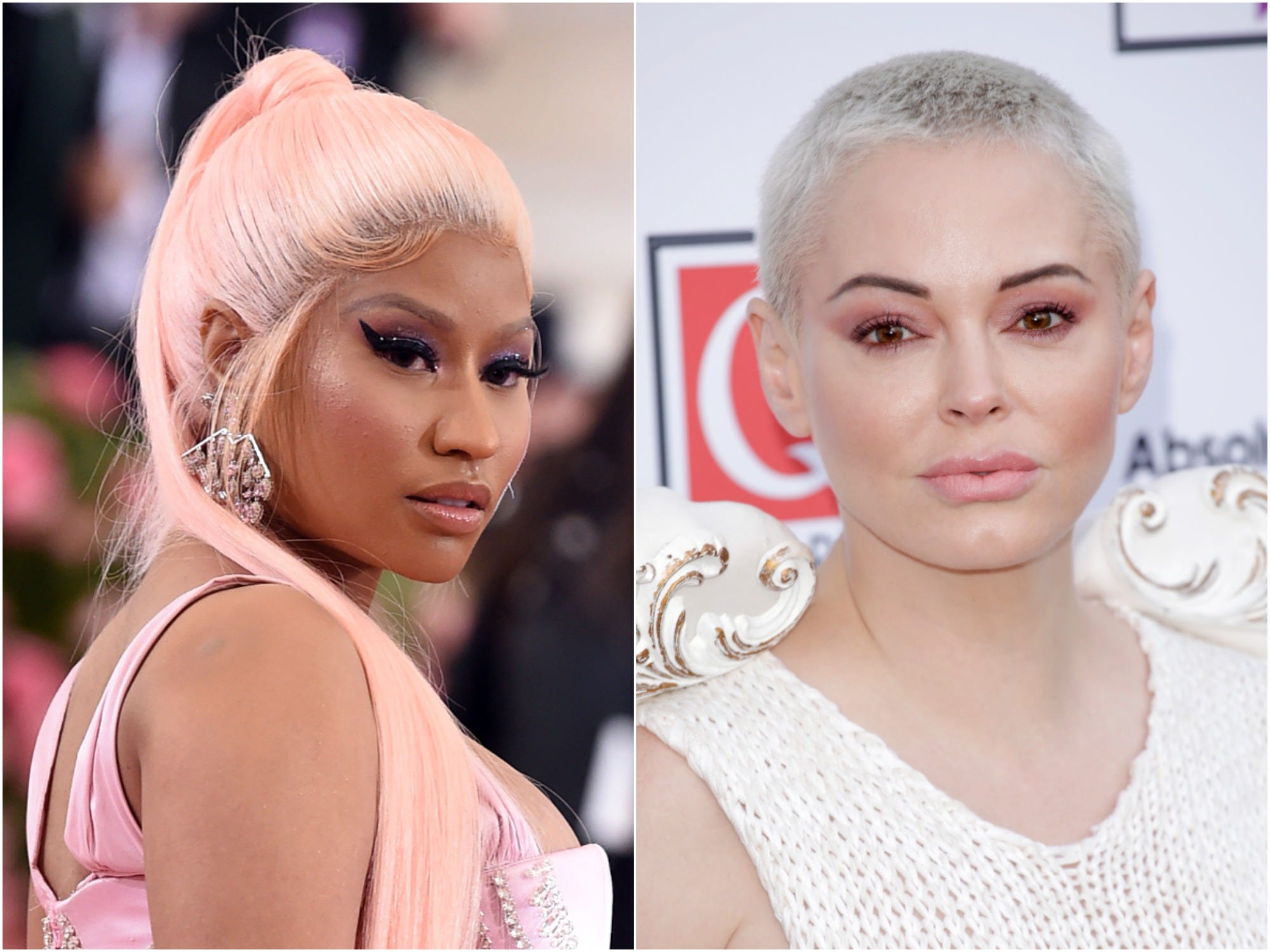 Nicki Minaj Rose McGowan
