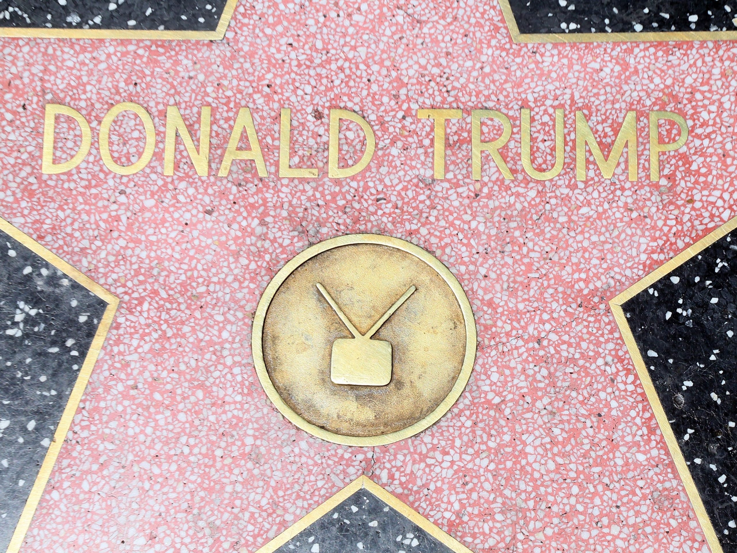 Donald Trump Hollywood Walk of Fame star