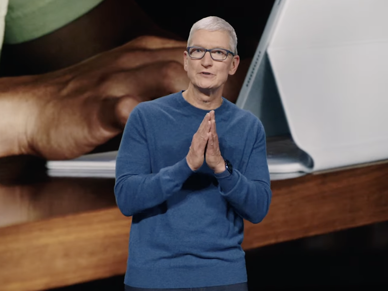 Tim Cook at Apple's iPhone 13 event