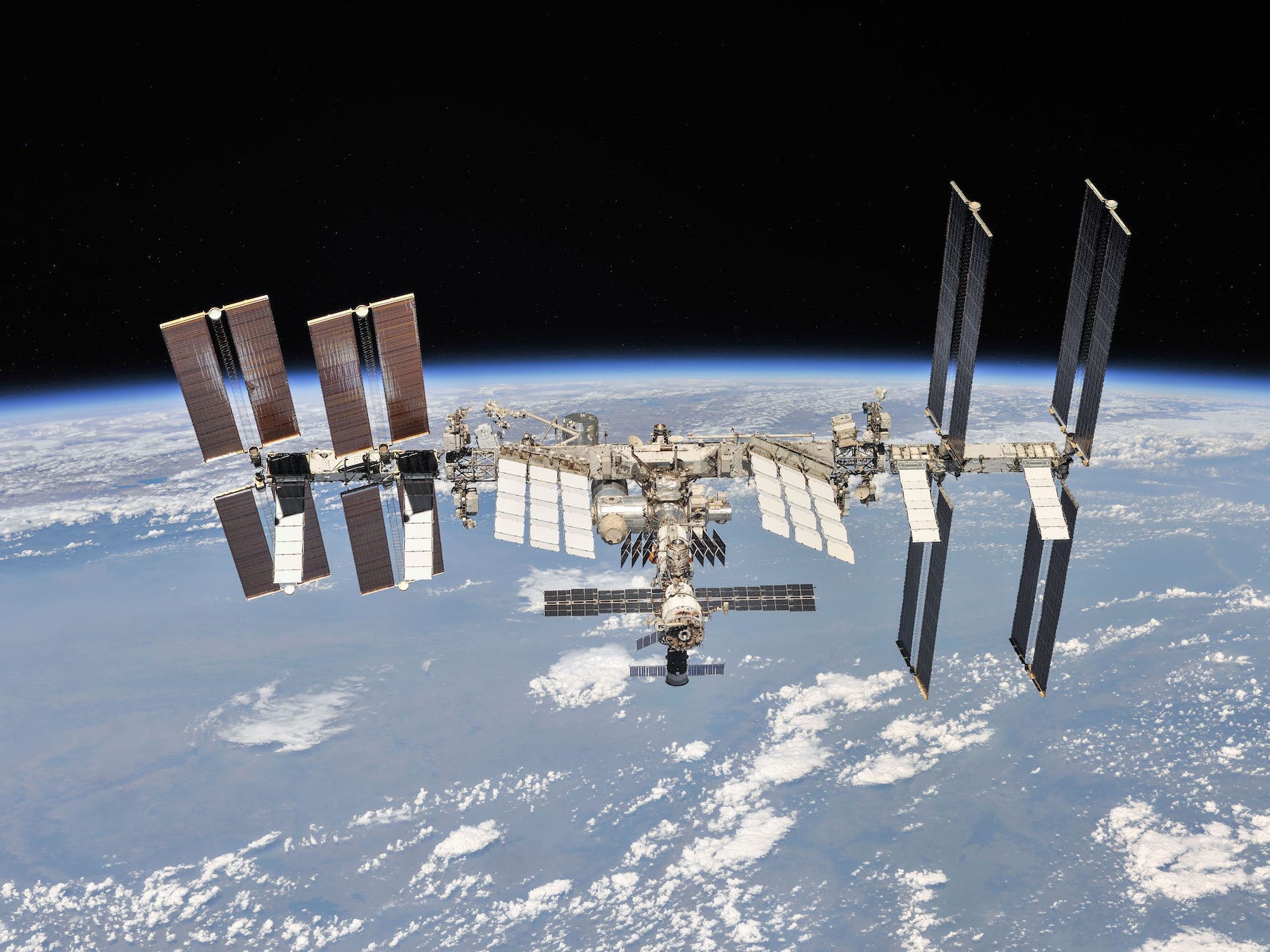 ISS The International Space Station as of Oct. 4, 2018