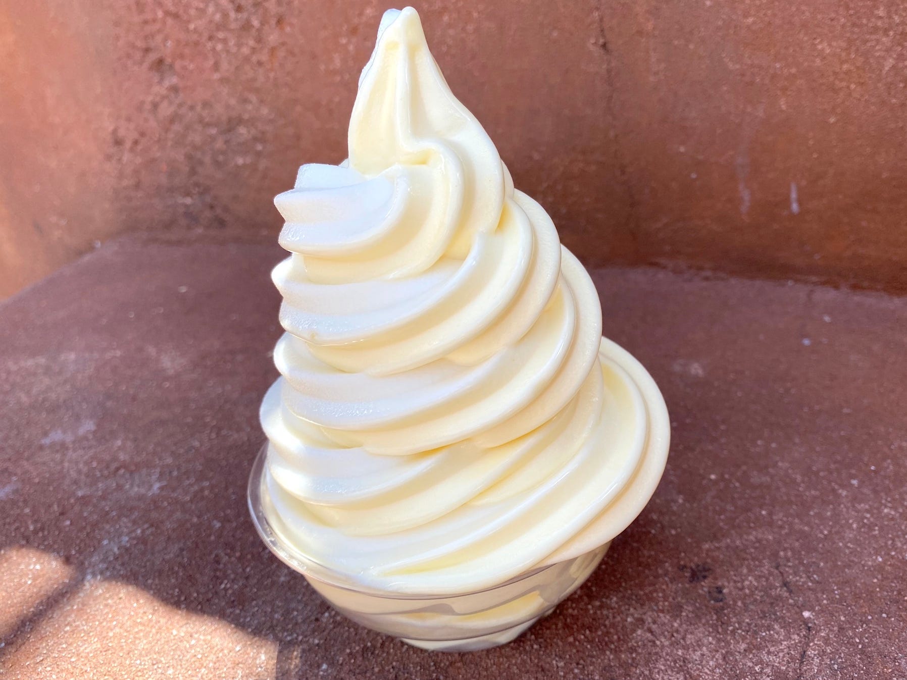 A swirled Dole Whip from Magic Kingdom.