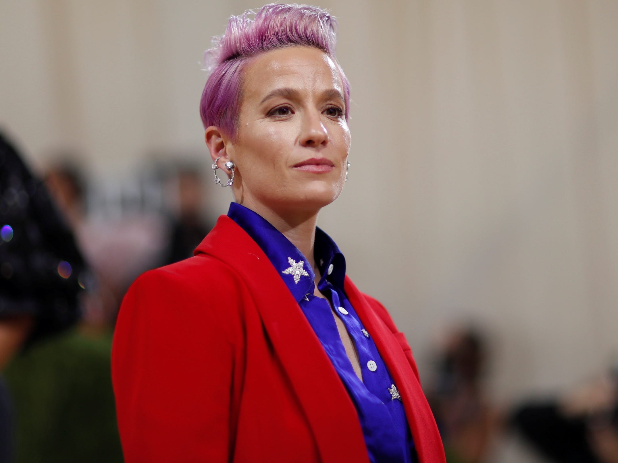 Megan Rapinoe at the 2021 Met Gala.