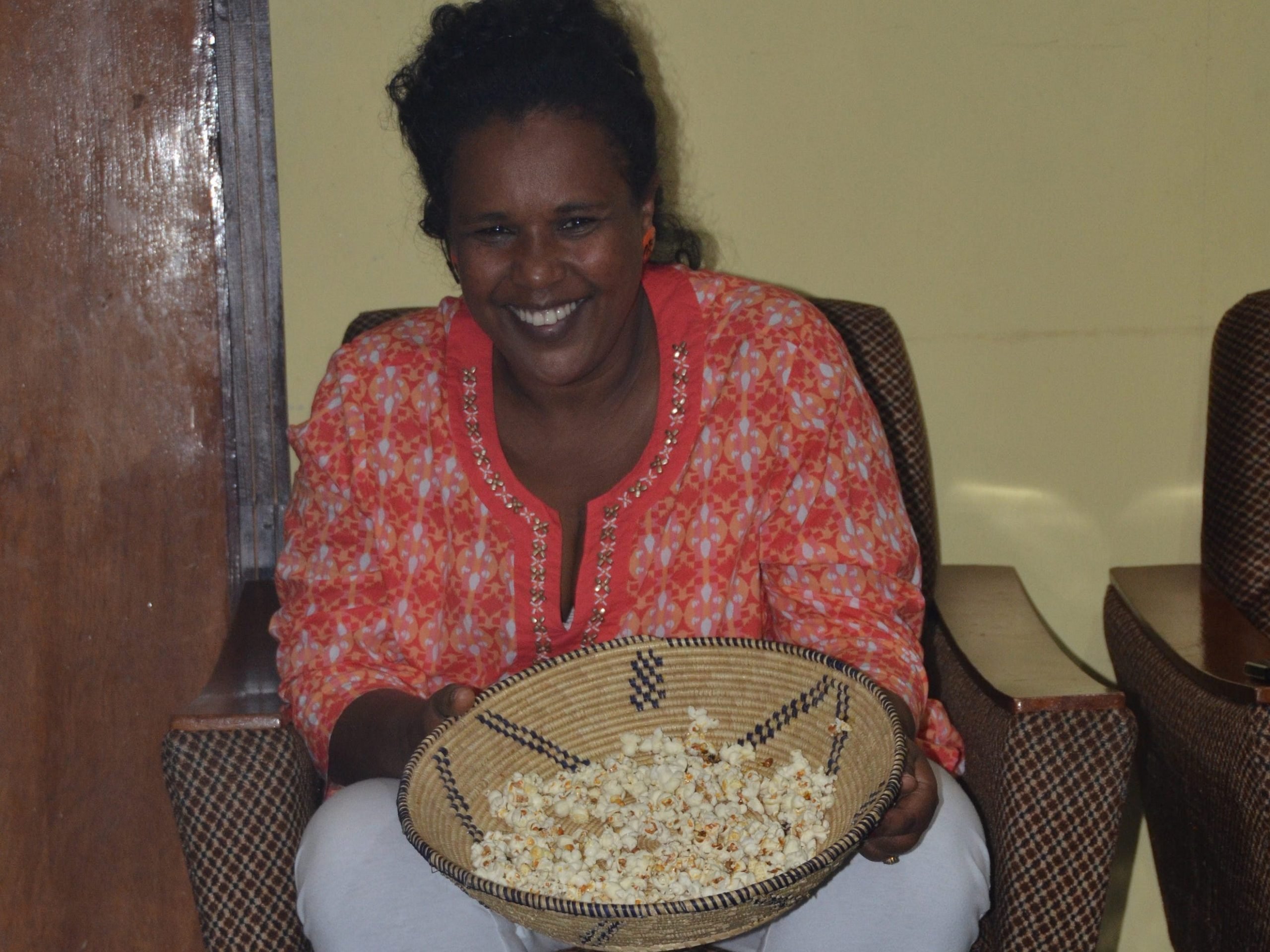 Birtukan at her home in Ethiopia