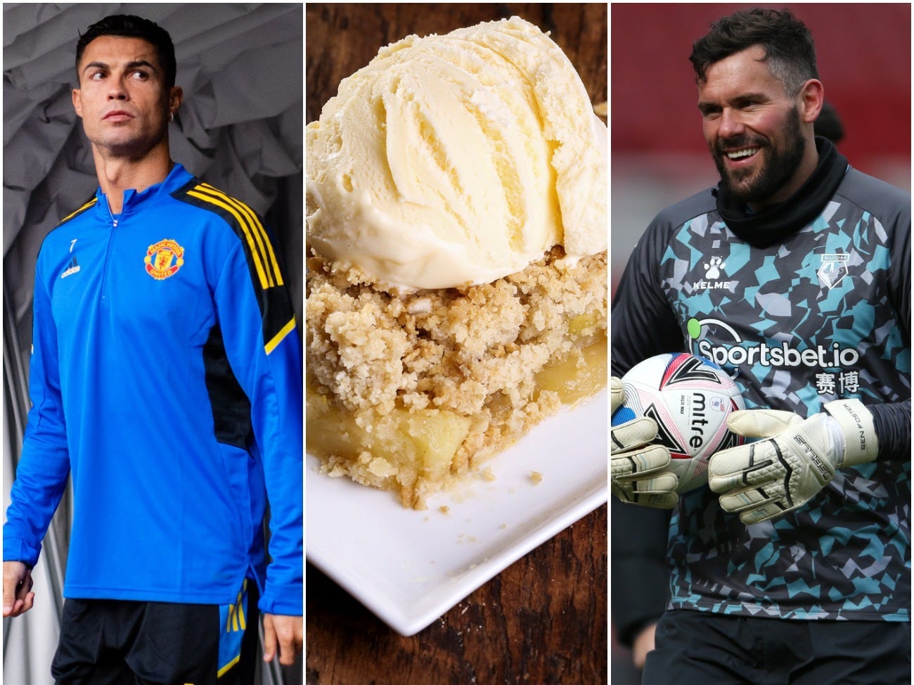 Cristiano Ronaldo, an apple crumble and Ben Foster