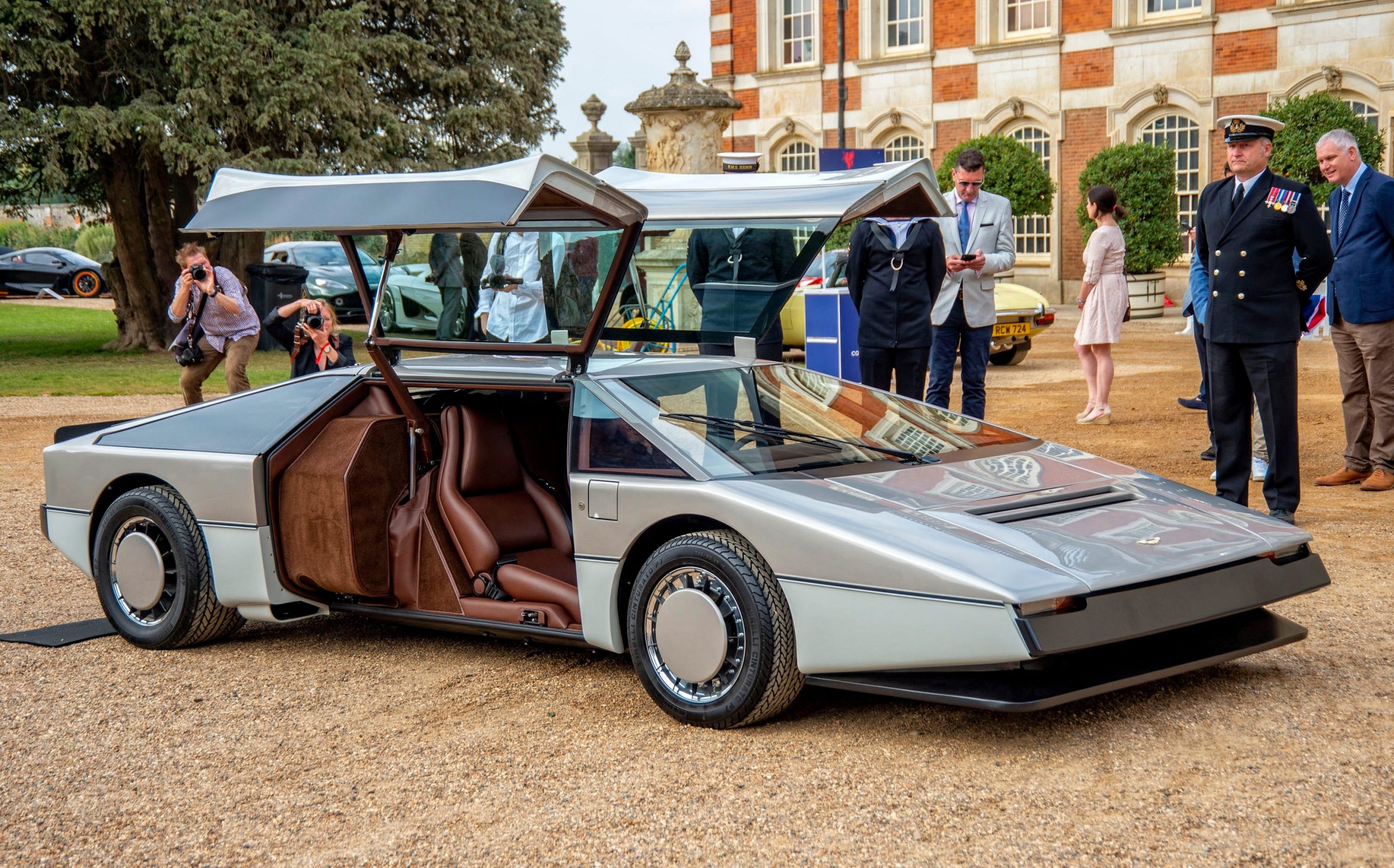 The restored Aston Martin Bulldog.