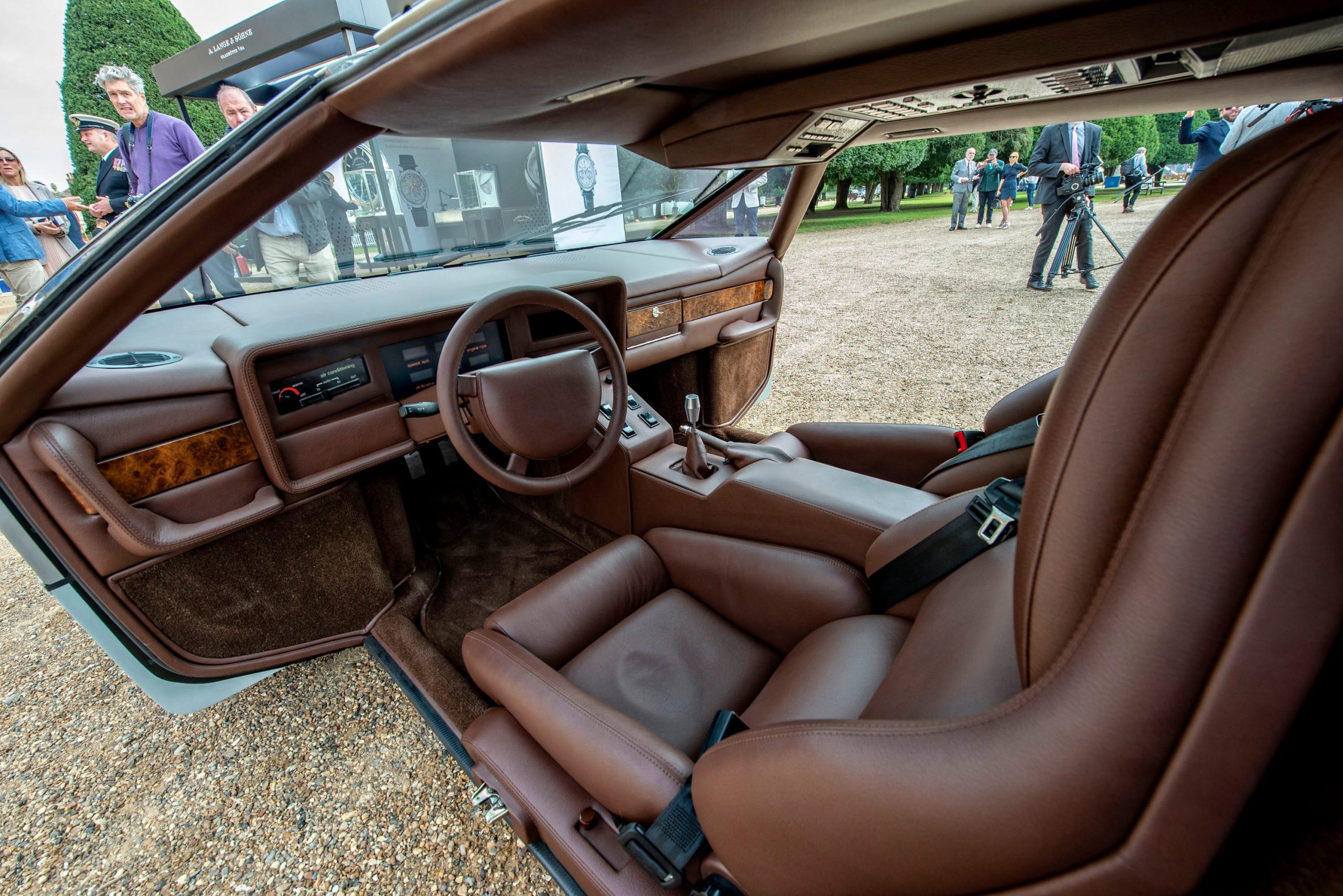 The restored Aston Martin Bulldog.