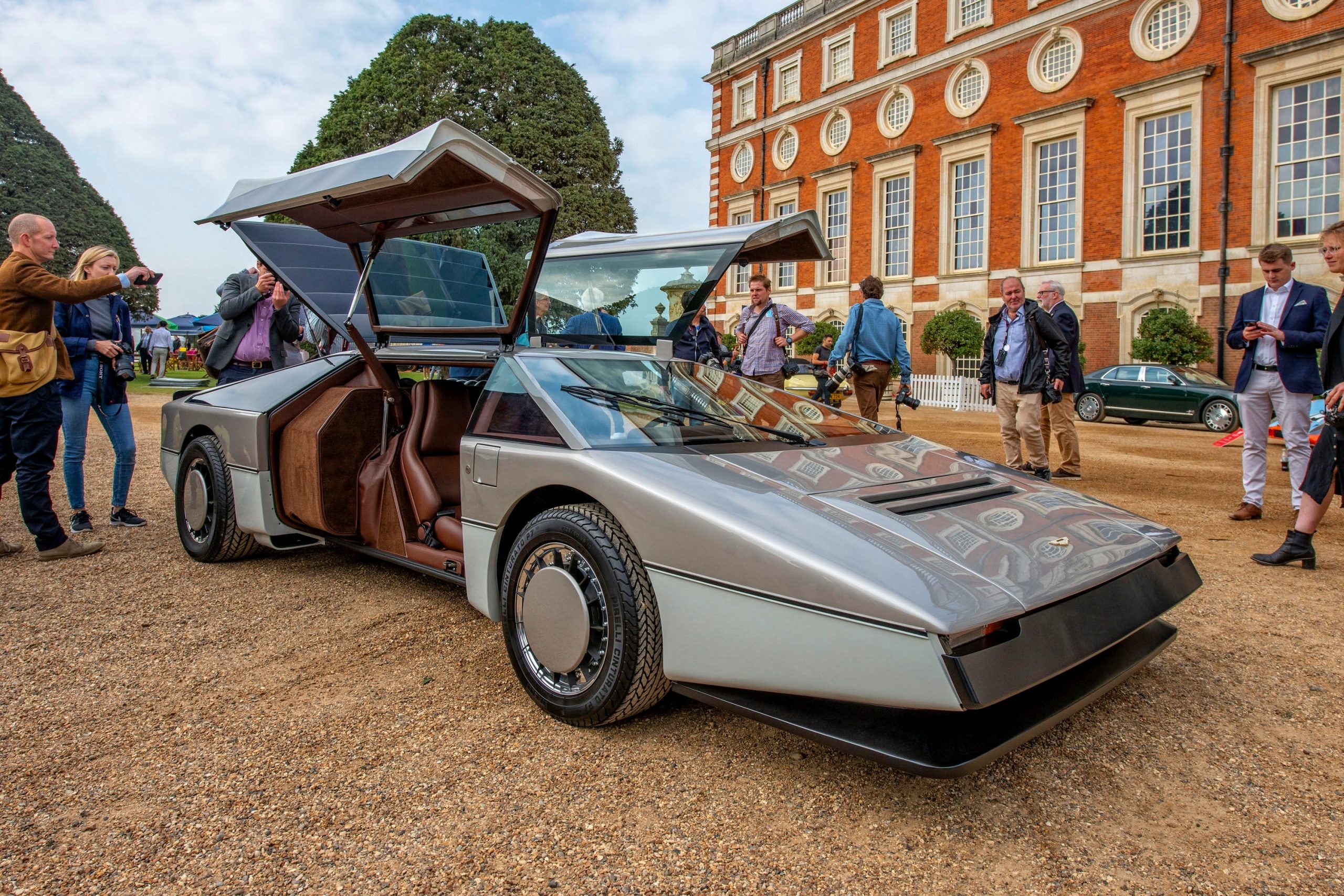 The restored Aston Martin Bulldog.