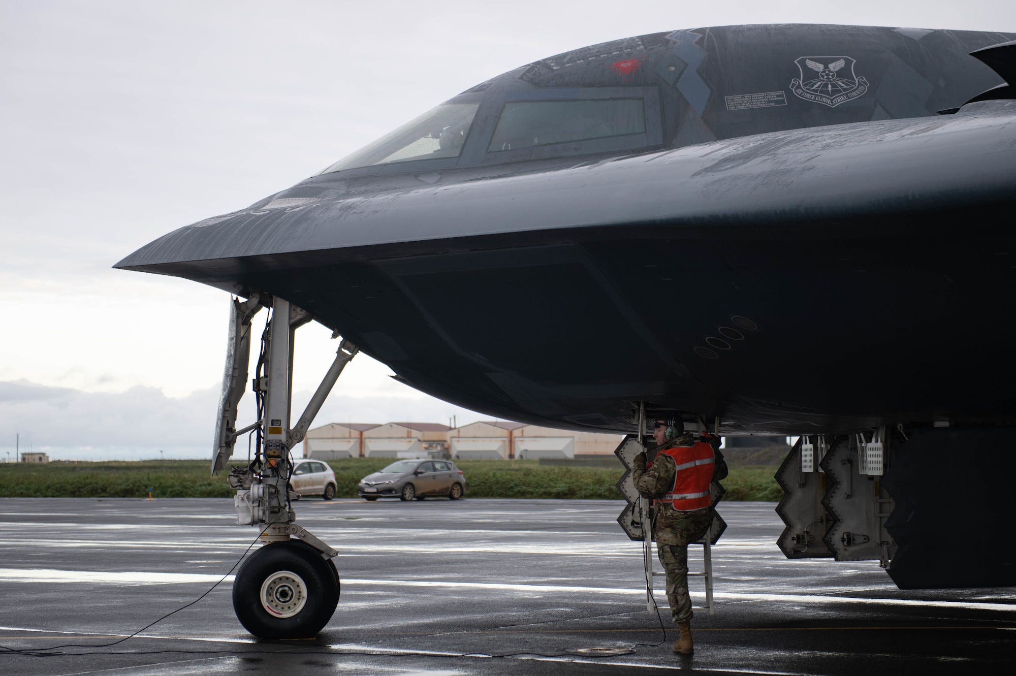 B-2 stealth bomber at Keflavik Iceland