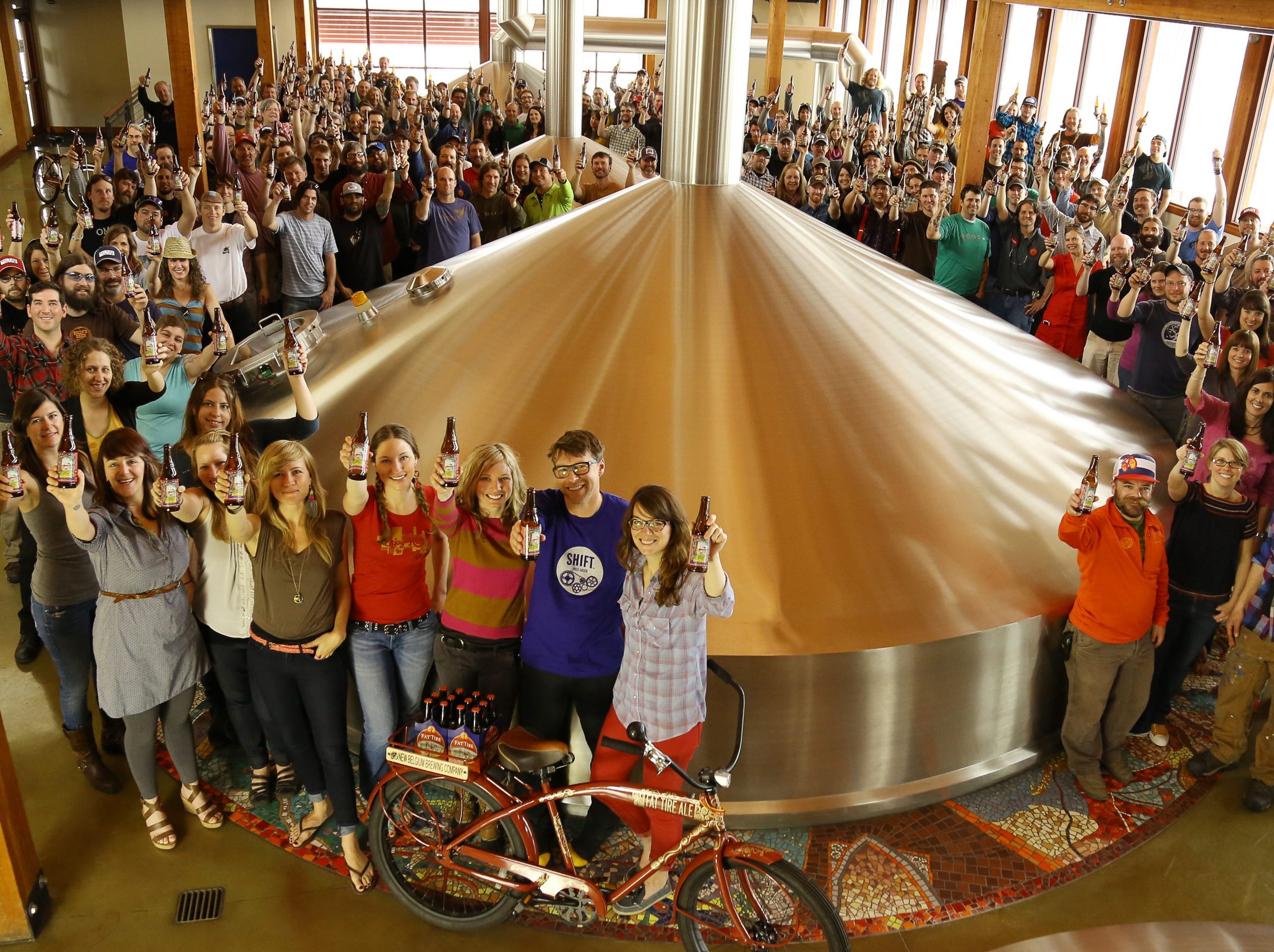 New Belgium Brewing Company employees 2013