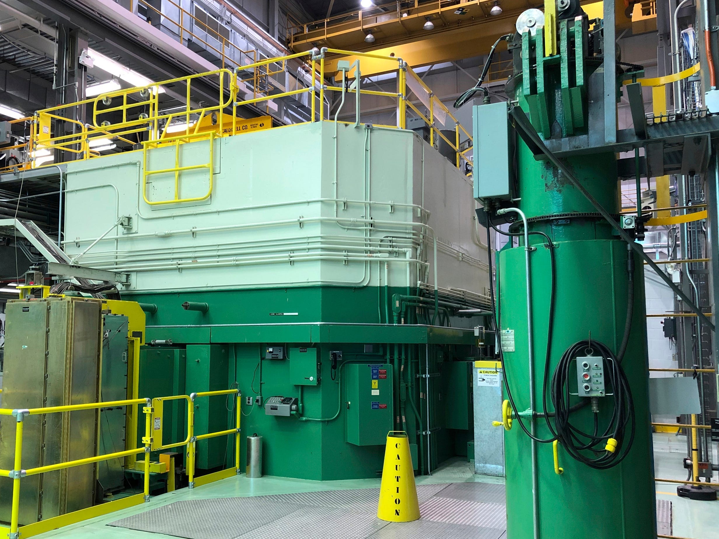 This Nov. 29, 2018, file photo, shows the Transient Test Reactor at the Idaho National Laboratory about 50 miles west of Idaho Falls, in eastern Idaho.