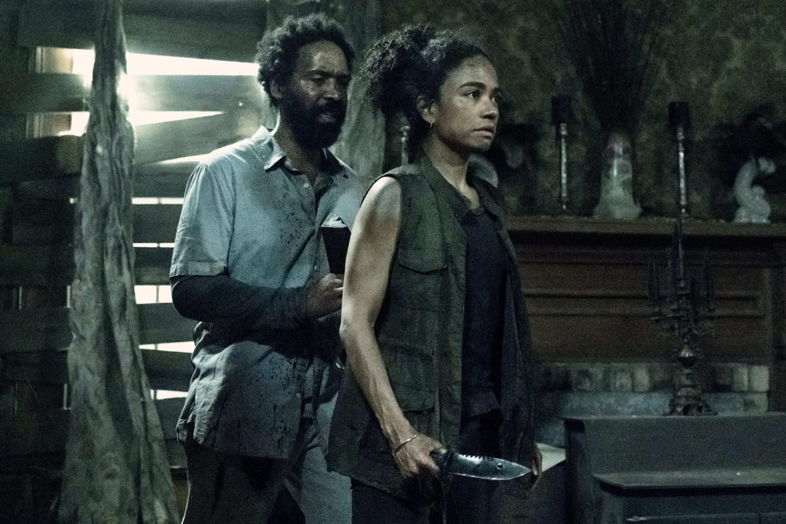 TWD 1106 Connie and Virgil / Lauren Ridloff and Kevin Carroll