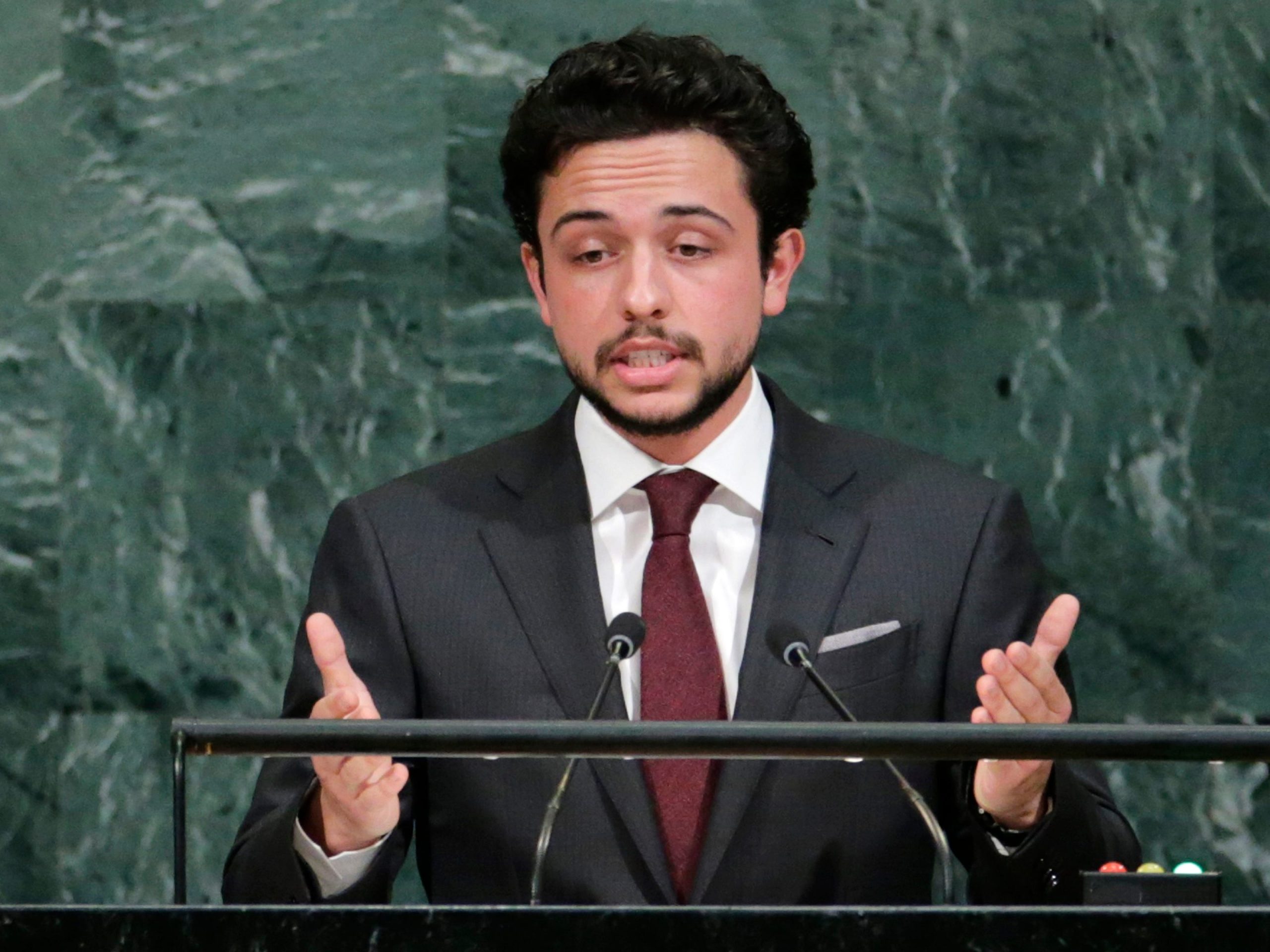 Jordanian Crown Prince Al Hussein bin Abdullah II addresses the 72nd United Nations General Assembly at U.N. headquarters in New York, U.S., September 21, 2017