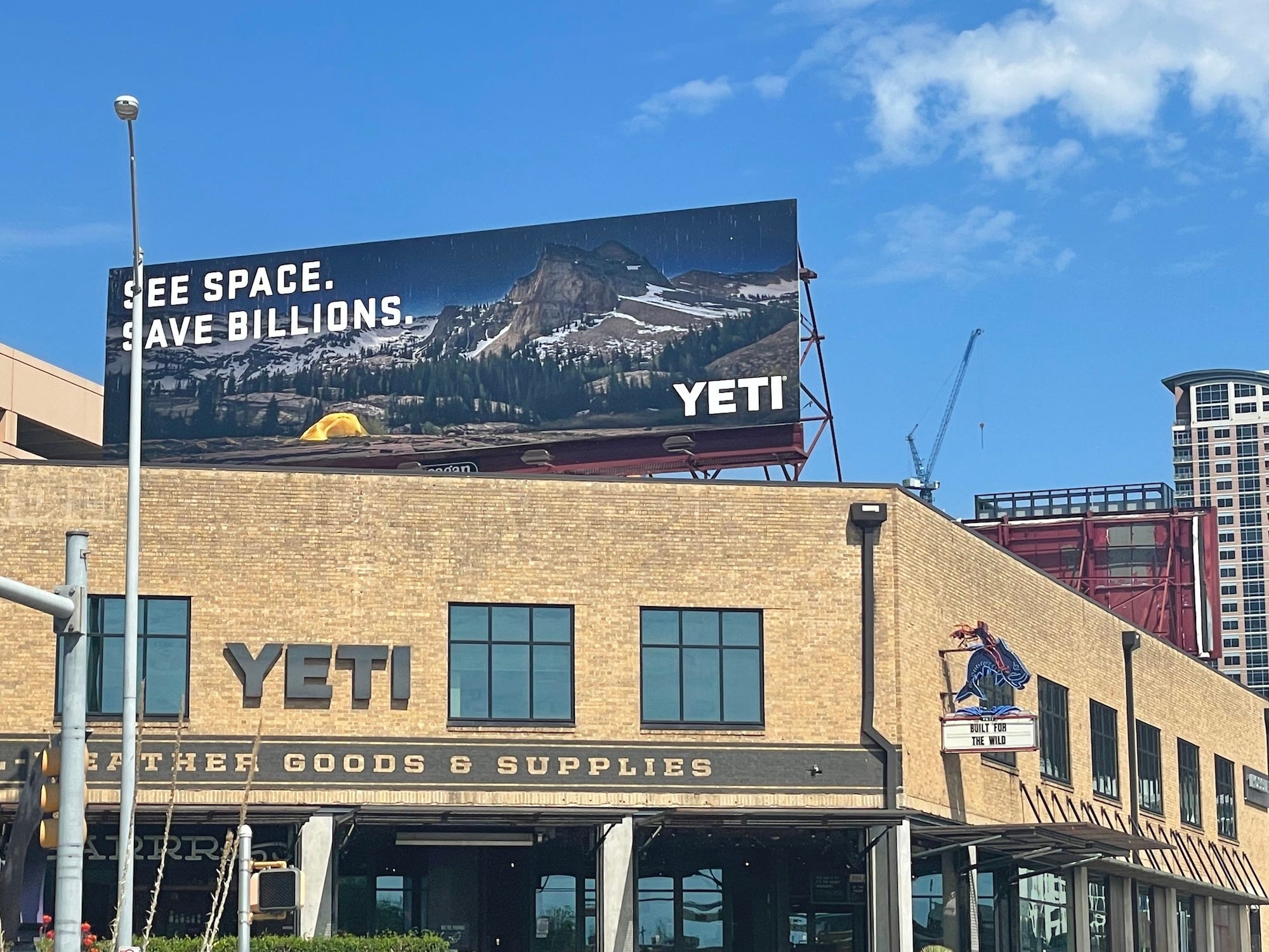 yeti austin billboard