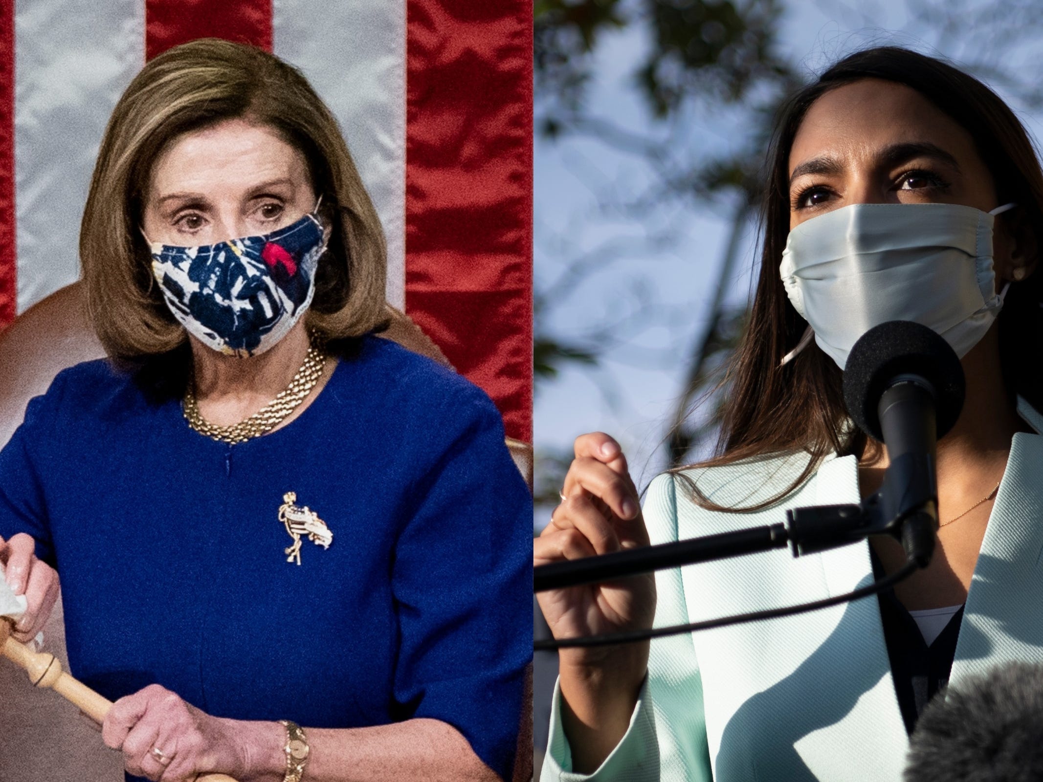 pelosi aoc