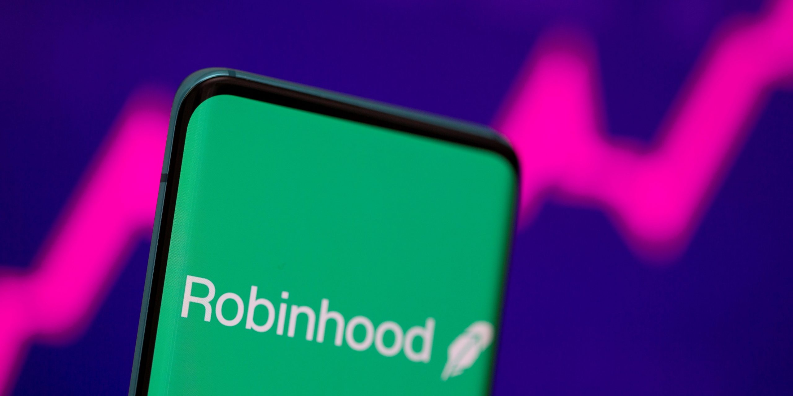 Robinhood logo stocks investing