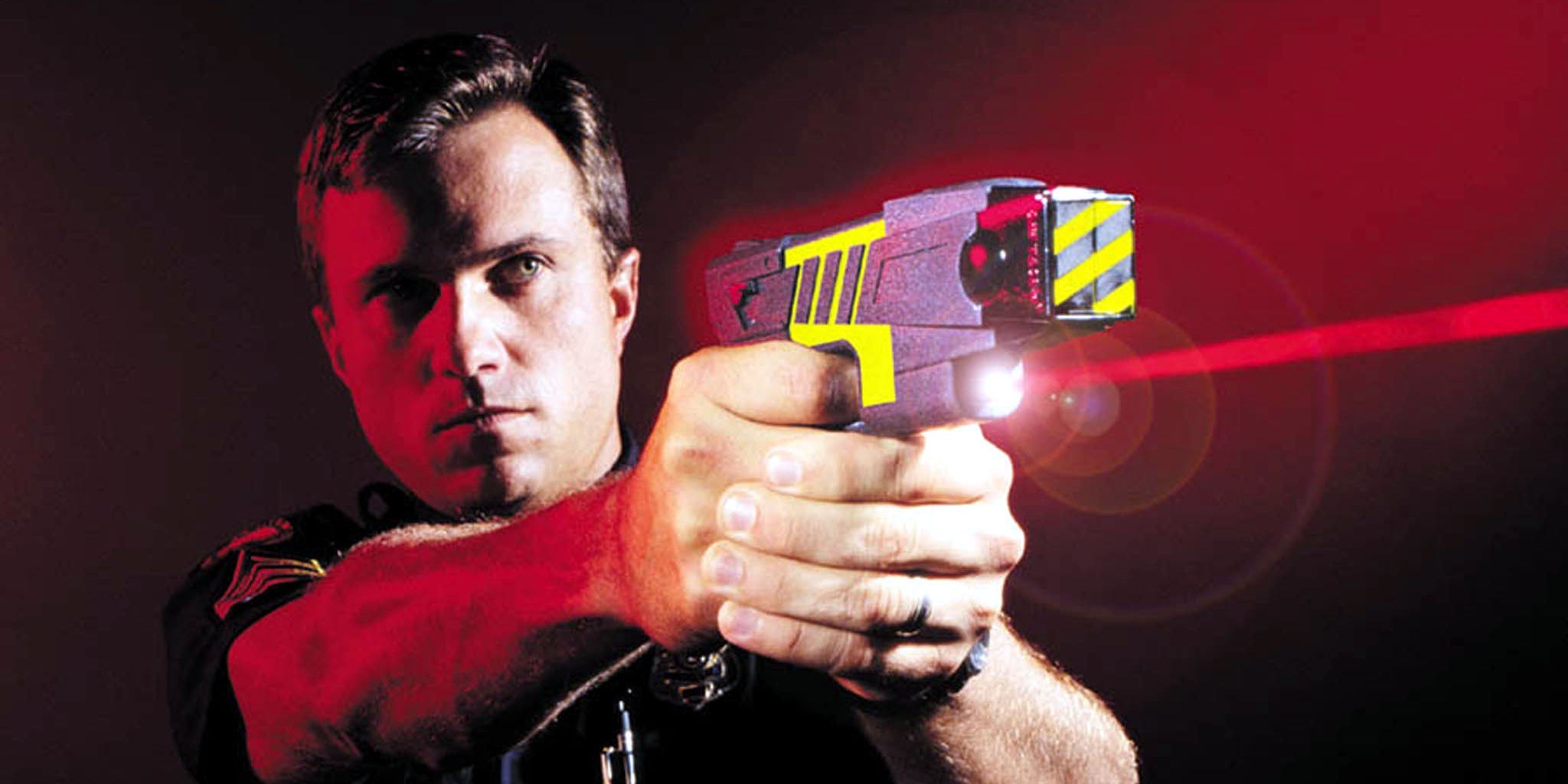 police with taser