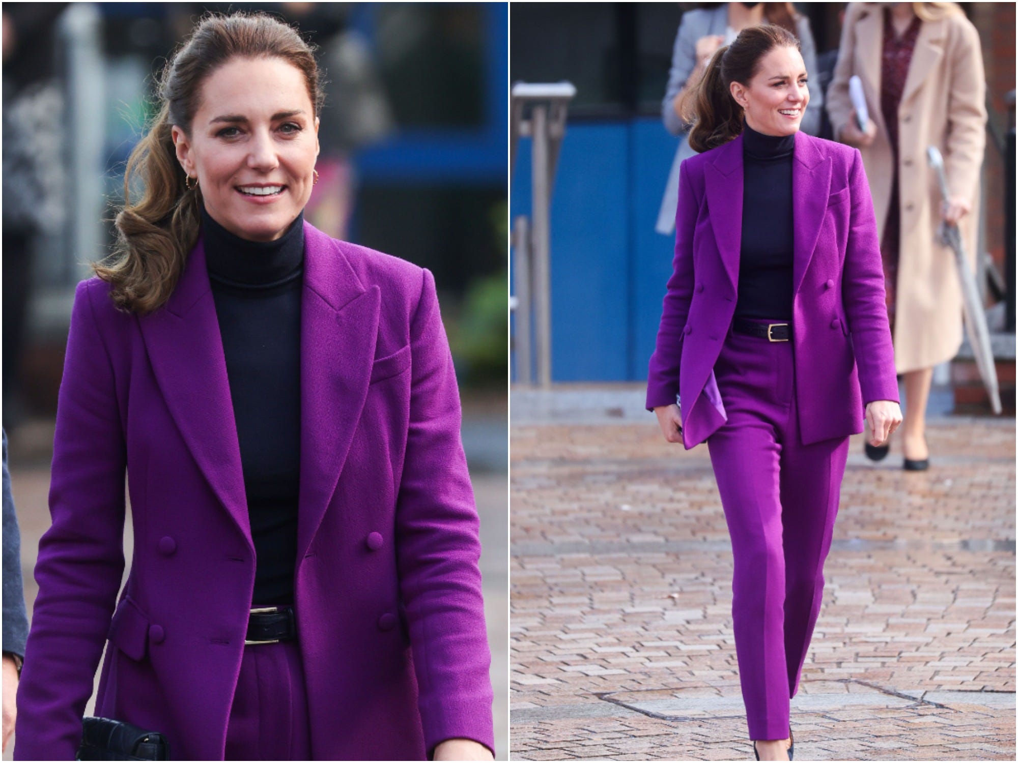 kate middleton purple suit thumb