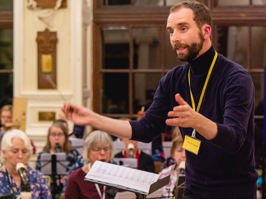 Michael Graham conducting