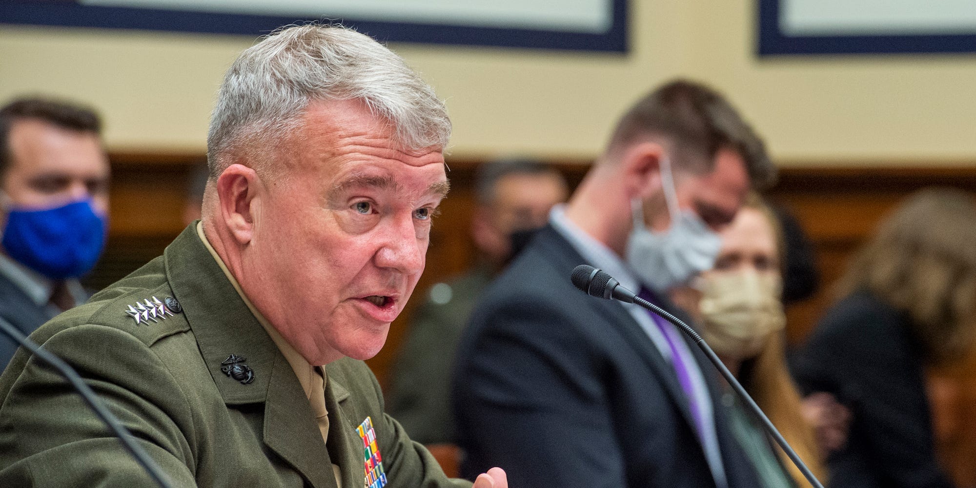 Gen. Kenneth McKenzie testifying before Congress