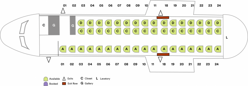 Aha! seat map