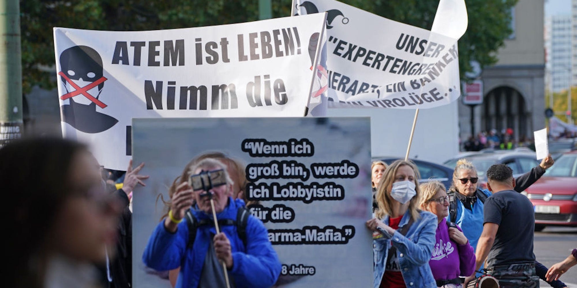 Anti-vaccination protest, Germany