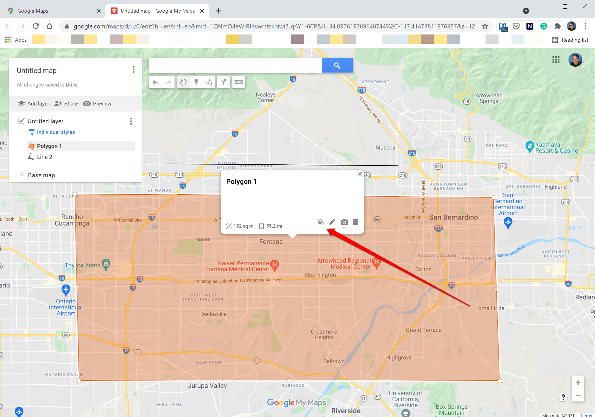 How to draw a route on Google Maps to create custom directions or plan