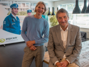 CEO Juriaan Pröpper (rechts) en CFO Pieter van Oijen van Zepcam.