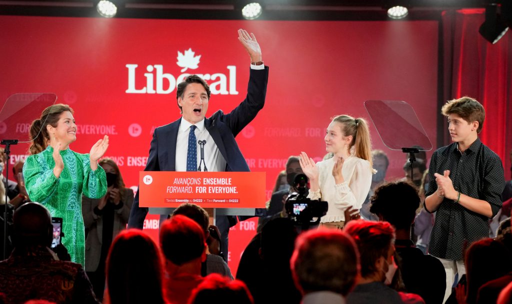 Premier Justin Trudeau lijkt de verkiezingen in Canada te gaan winnen.