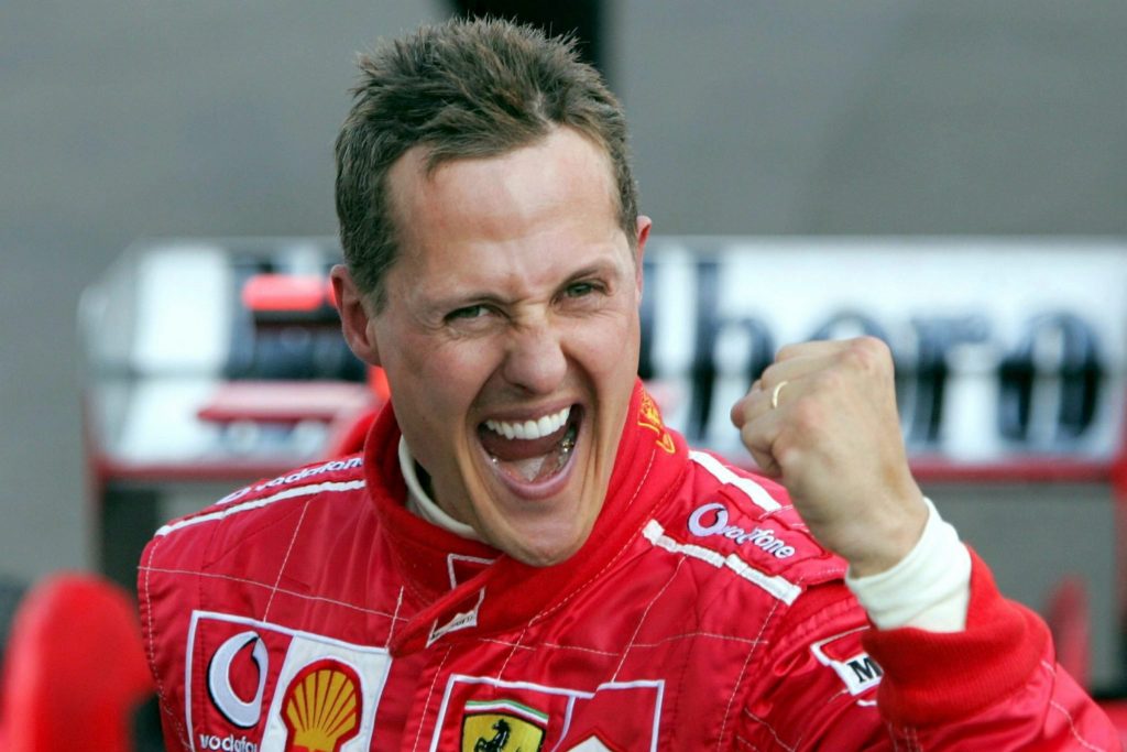 Michael Schumacher in 2004. Over de Formule 1-coureur is nu een documentaire op Netflix verschenen.