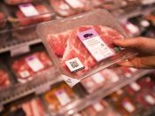 Rood vlees in de supermarkt