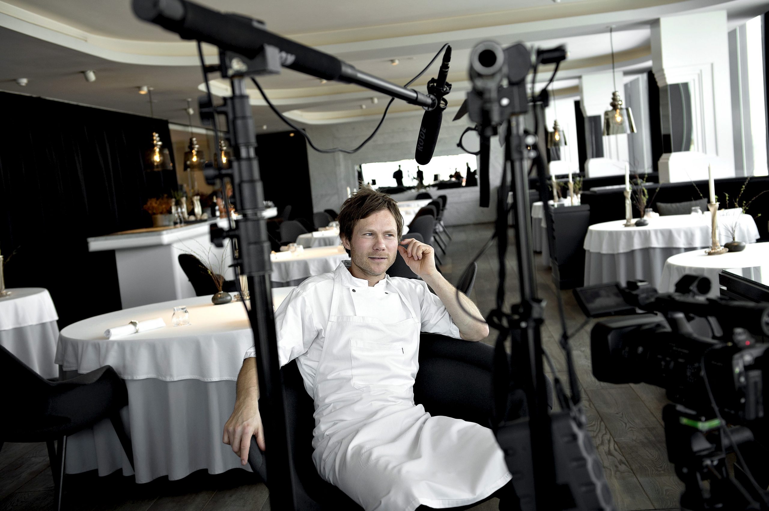De Deense chef-kok Rasmus Kofoed van Geranium in Kopenhagen. Foto: Reuters