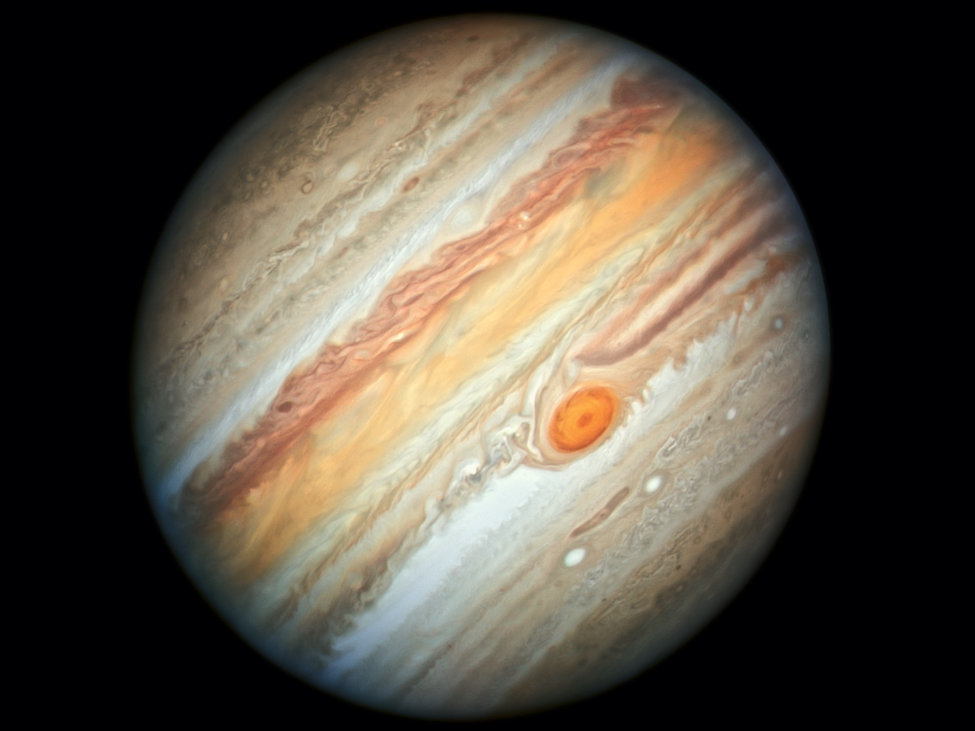 jupiter great red spot hubble