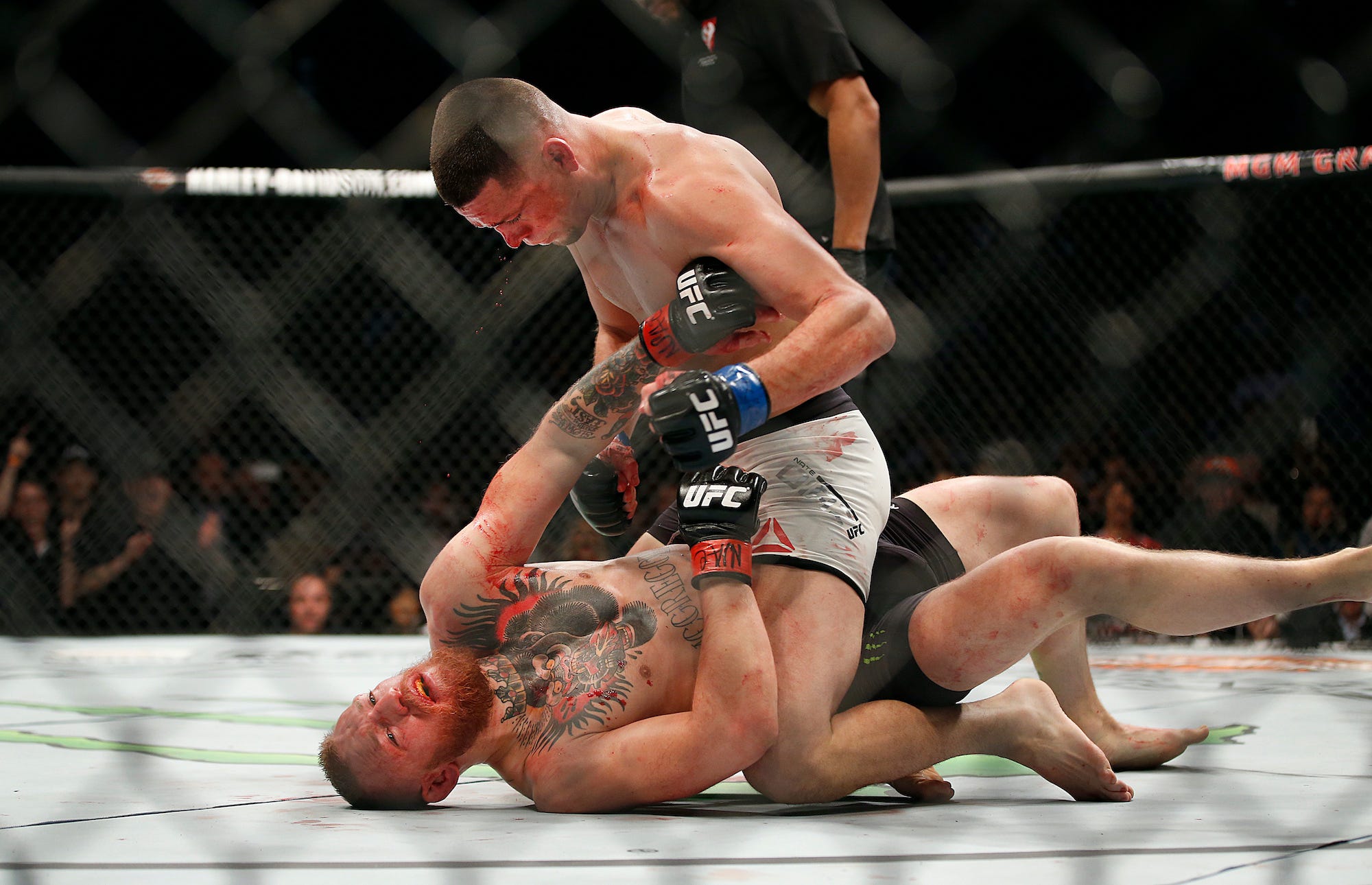 Conor McGregor and Nate Diaz