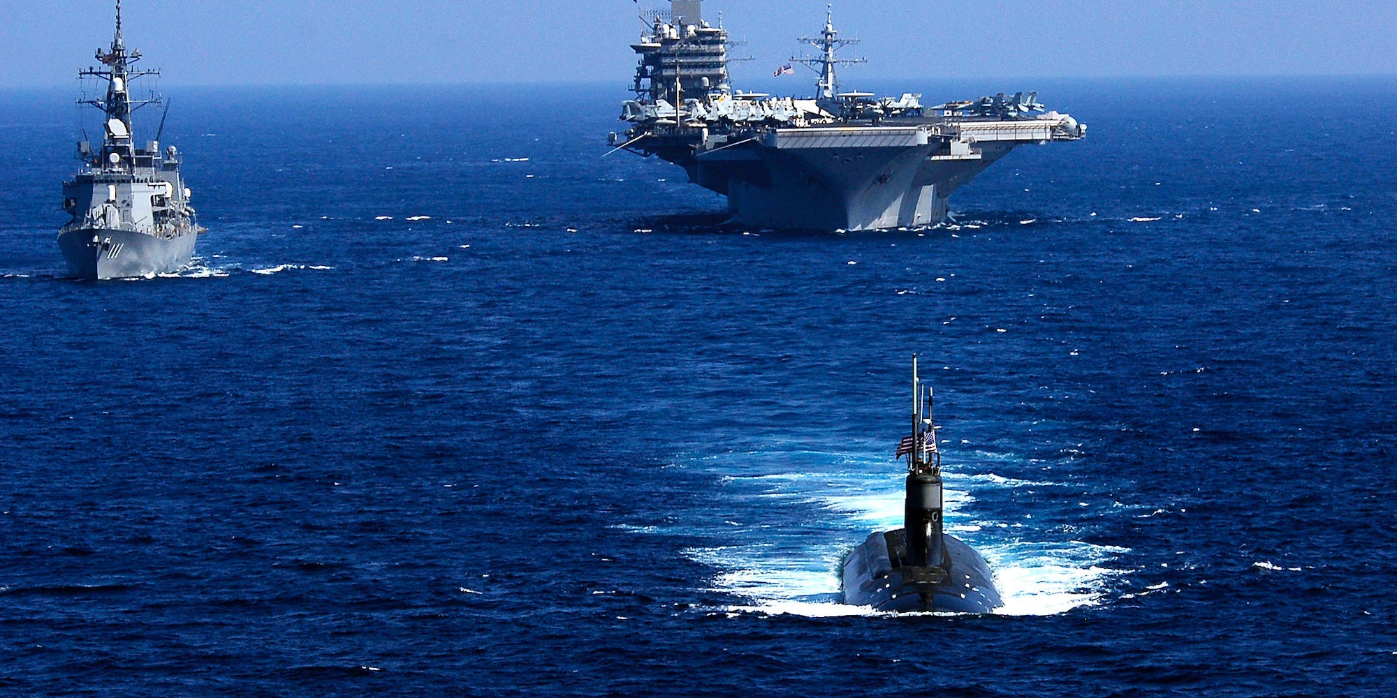 Navy submarine Seawolf aircraft carrier John C. Stennis