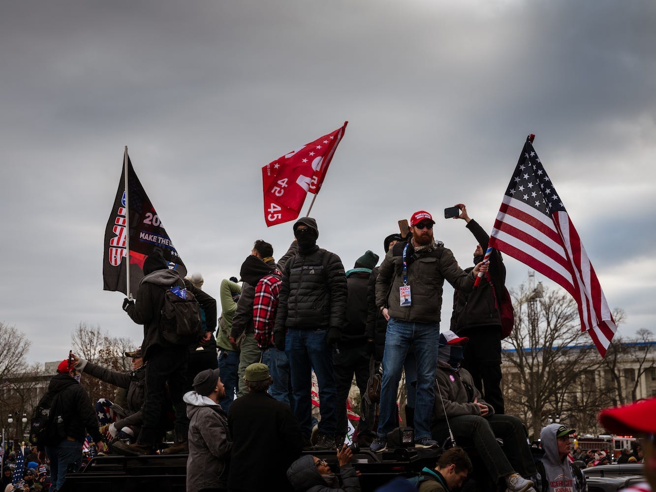 capitol riots flag