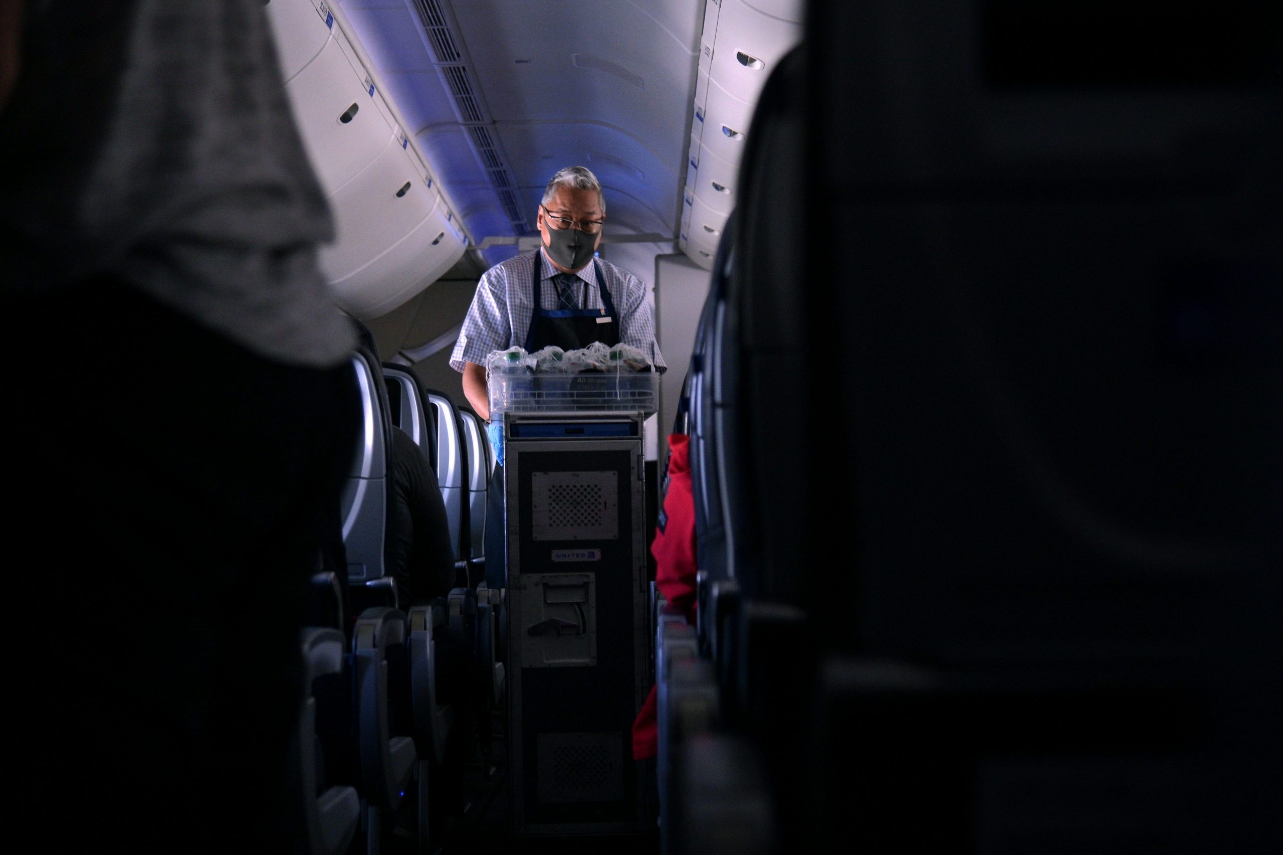 flight attendant mask