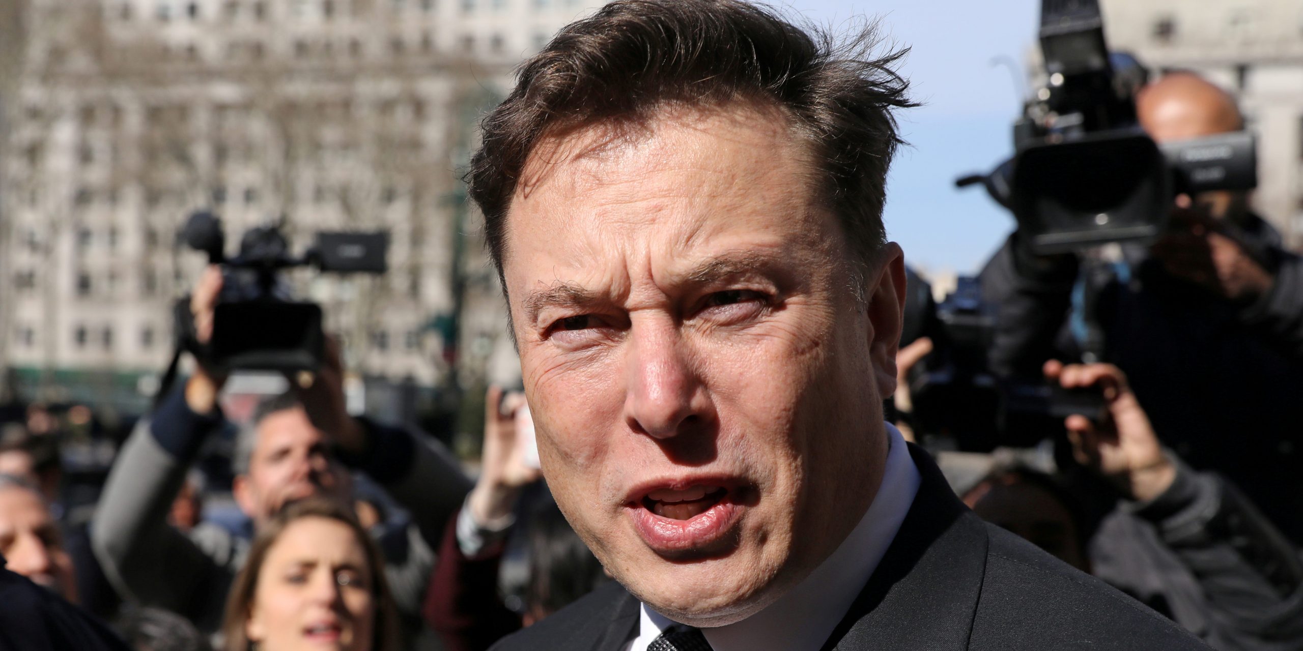 Tesla CEO Elon Musk in a Suit in Manhattan.JPG
