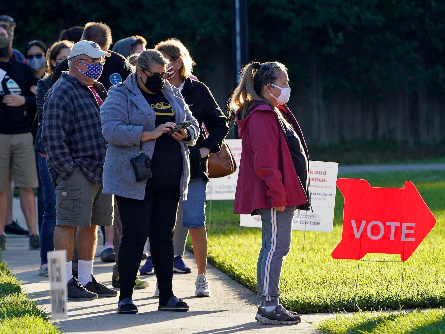 Florida voting line