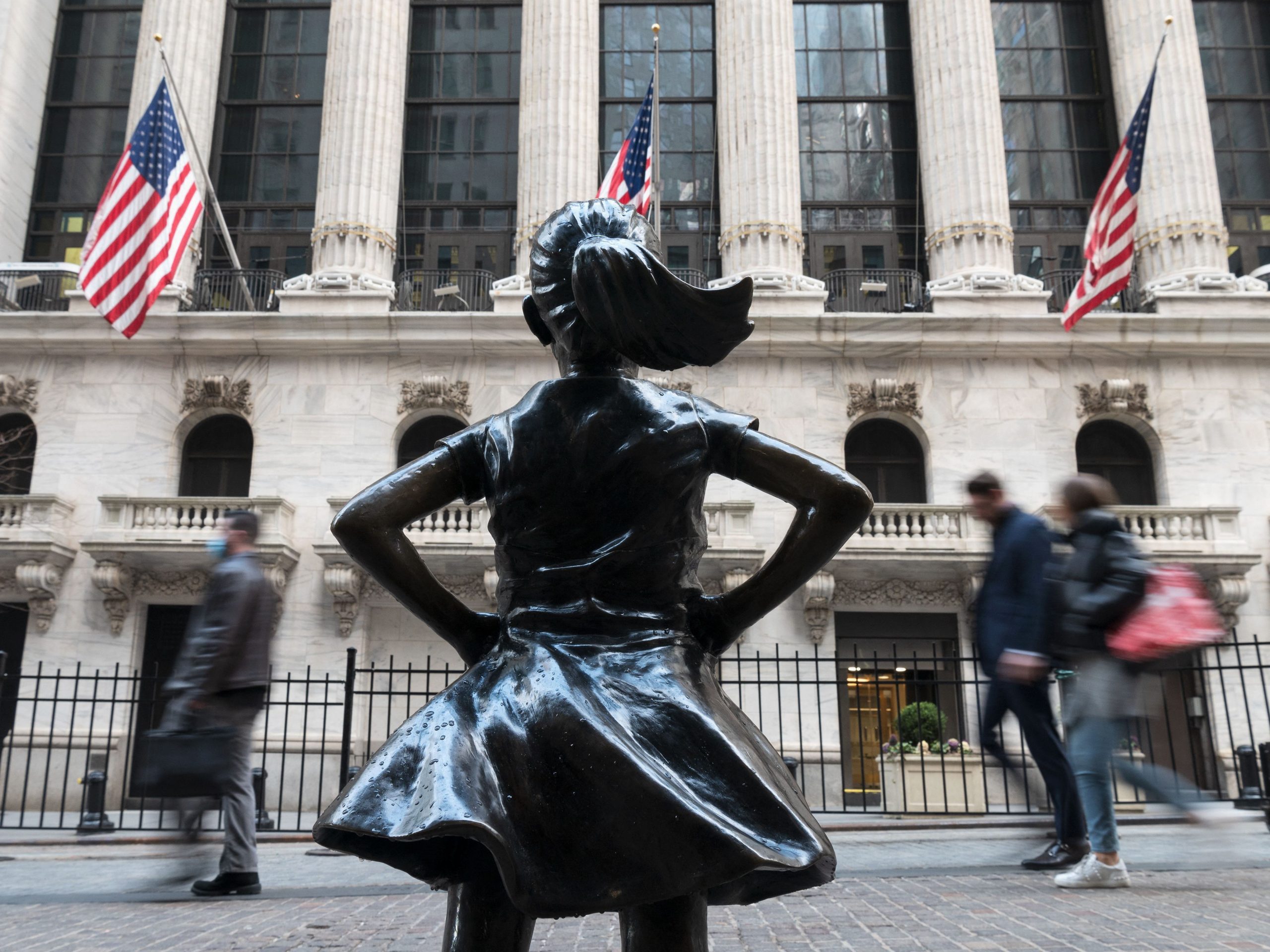 Wall Street girl stocks investing