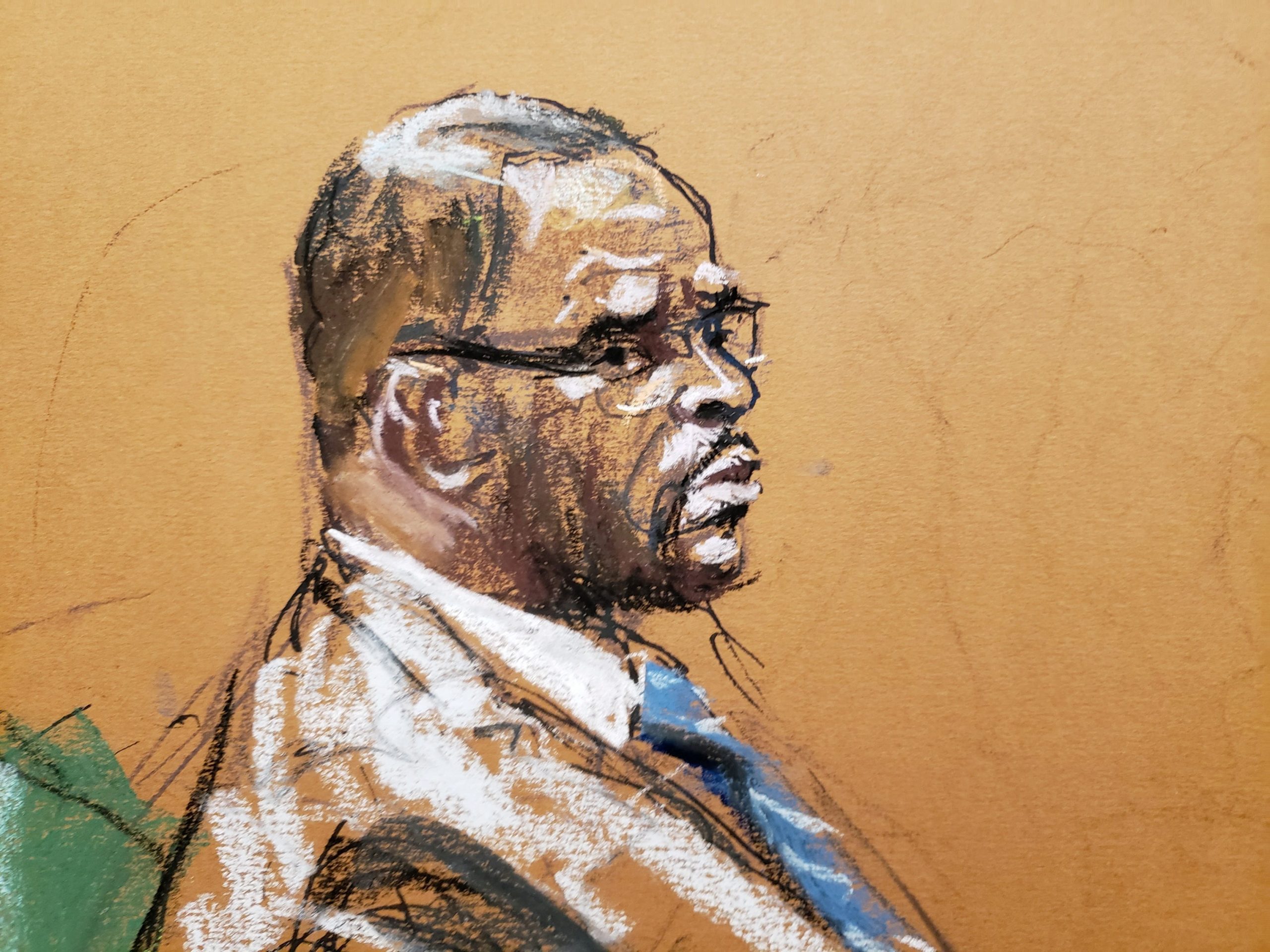 R kelly trial illustration