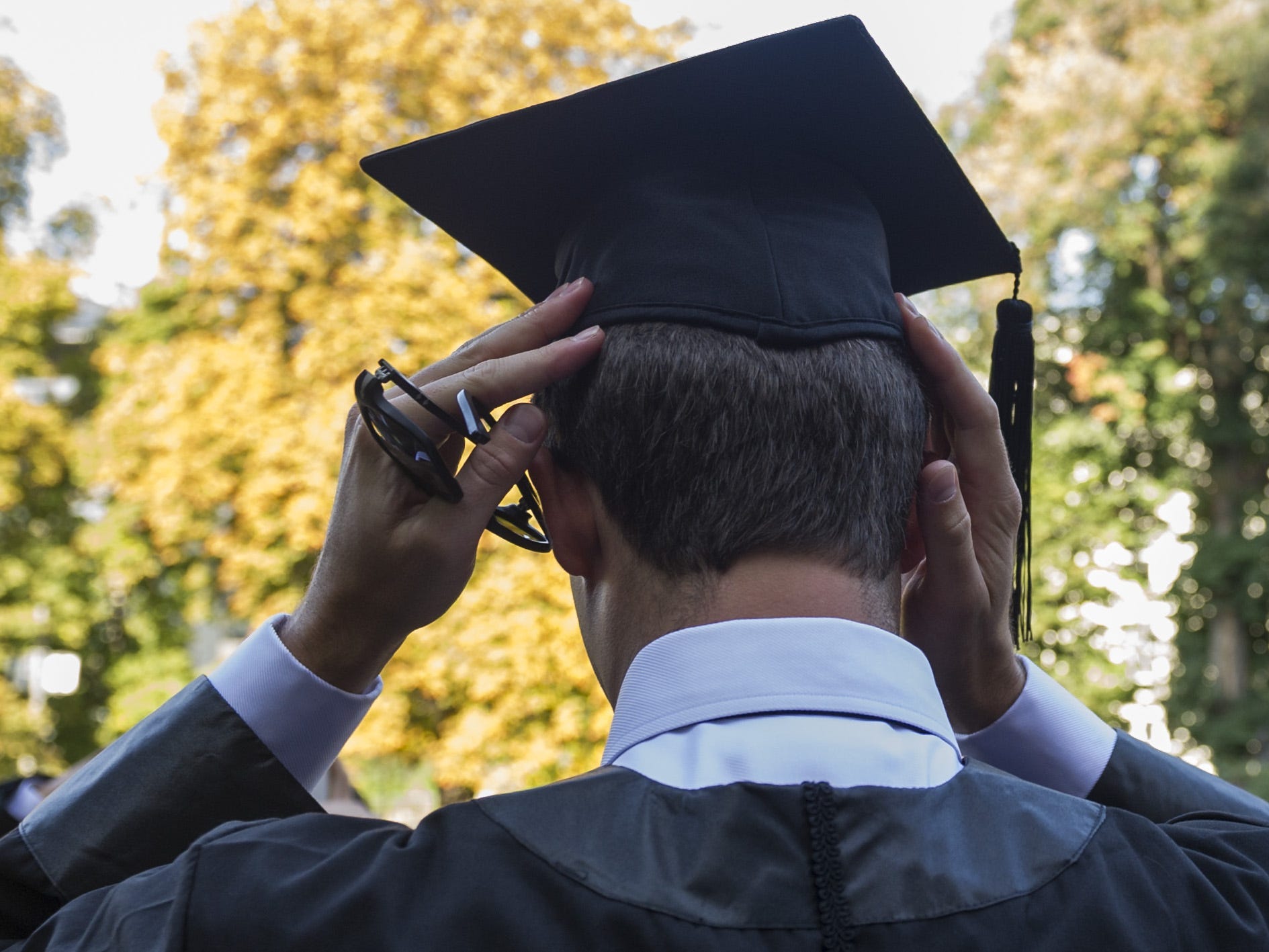 graduation cap business school