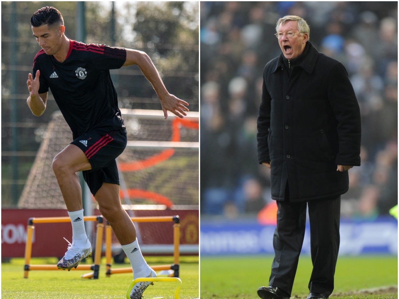 Cristiano Ronaldo and Sir Alex Ferguson