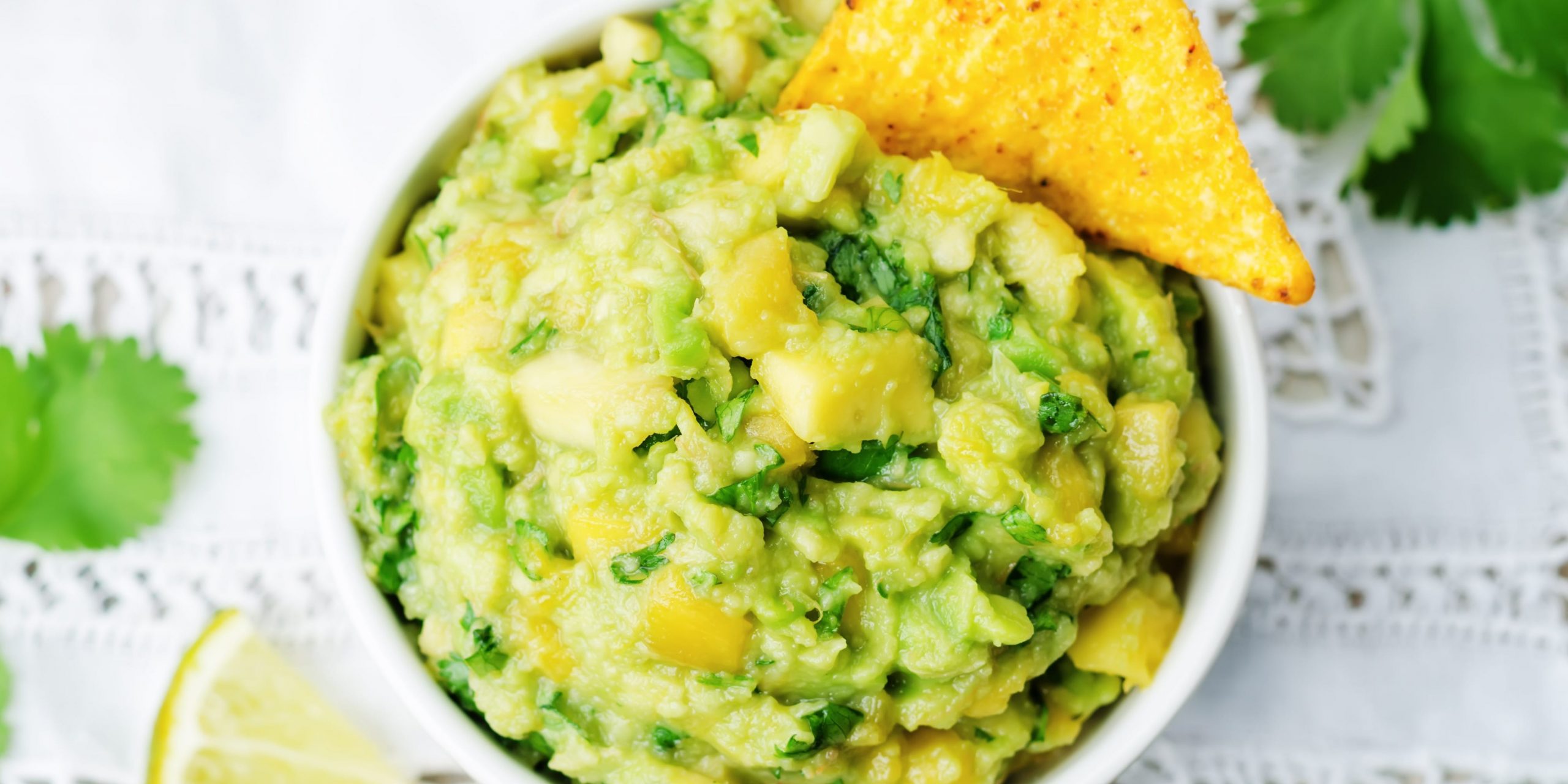 mango guacamole and chip