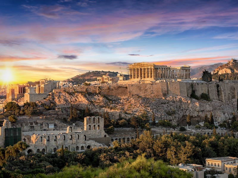 parthenon temple acropolis athens greece