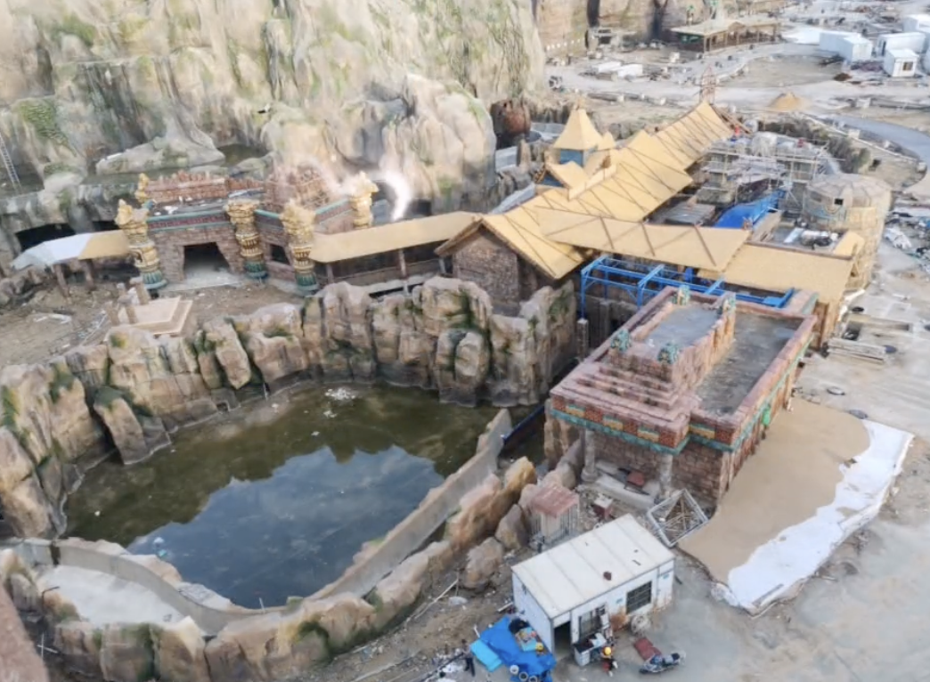 Pool being dug at Fairyland amusement park site