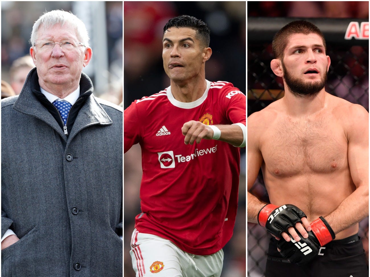 Sir Alex Ferguson, Cristiano Ronaldo and Khabib Nurmagomedov