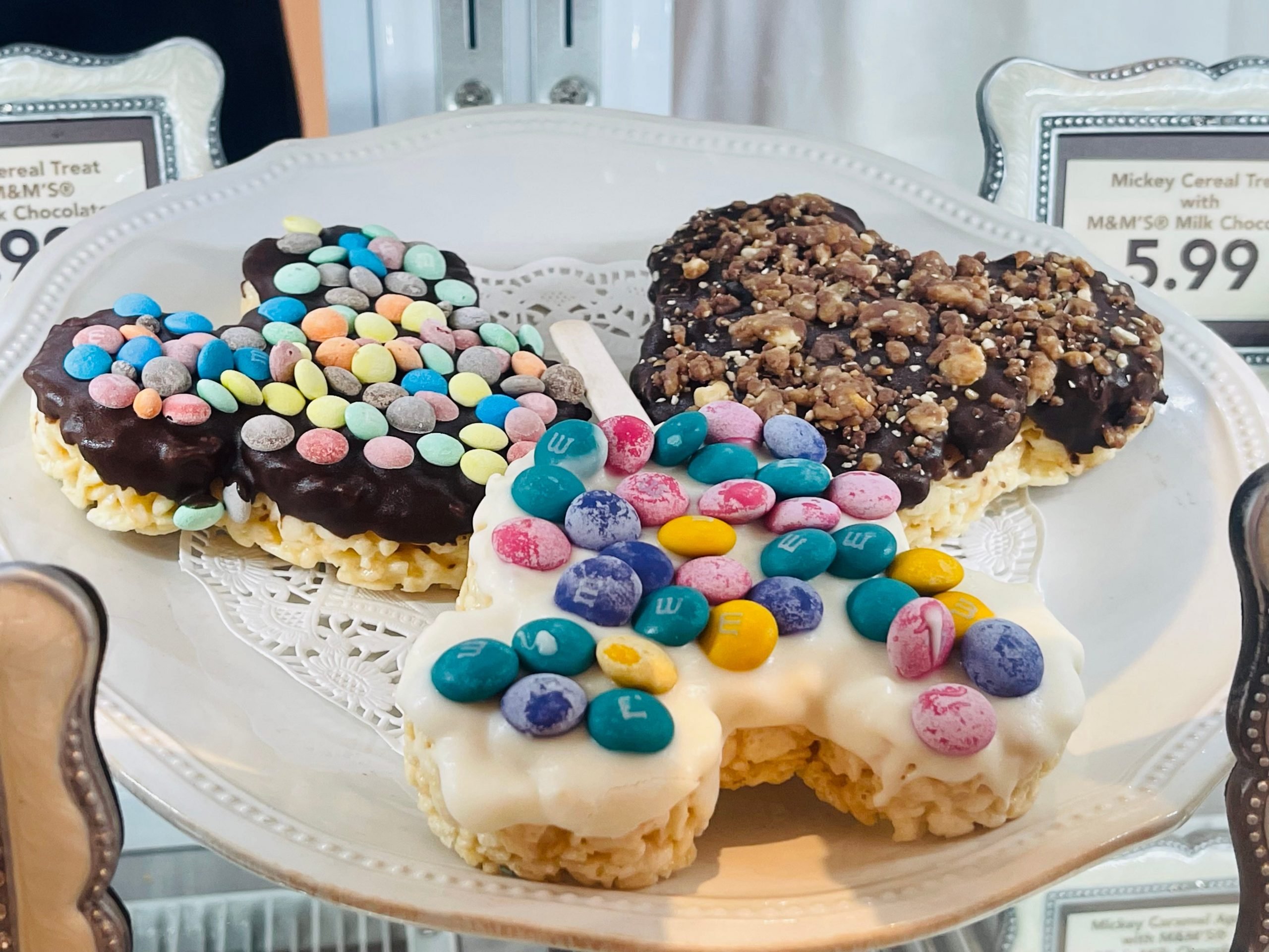 special 50th anniversary rice krispy treats at disney world