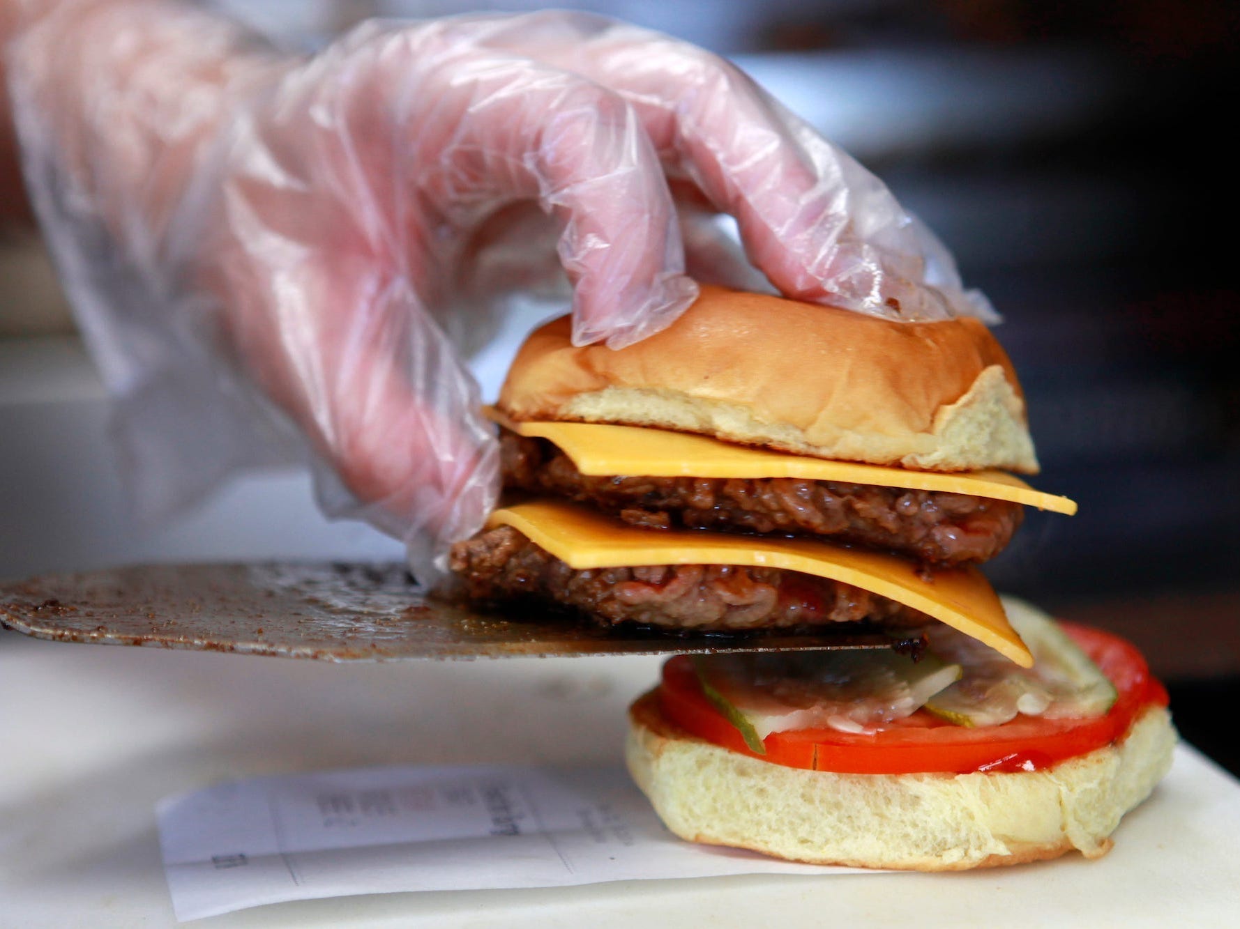 Five Guys cheeseburger